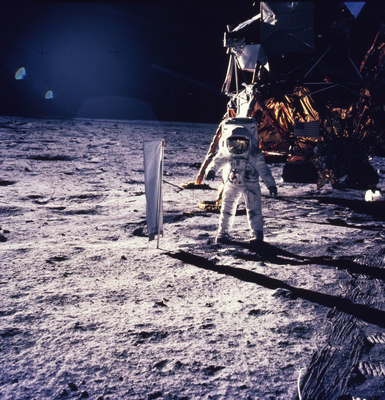 Moon landing file photo